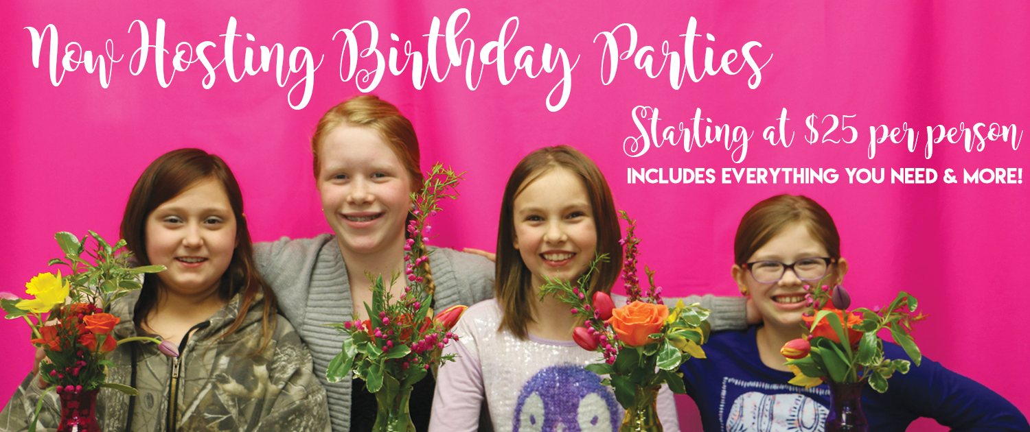 Birthday Parties Website Slide